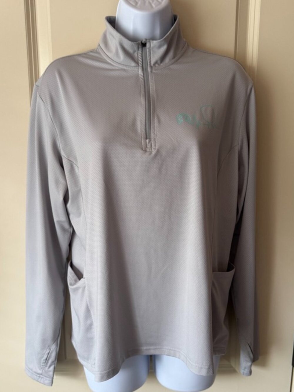Libin Quarter Zip Pullover Jacket size Large